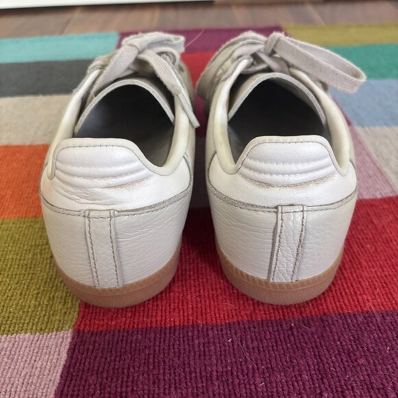 Adidas Samba OG "Beige/White/Gum" Sneaker Size 7.5 - Picture 5 of 7